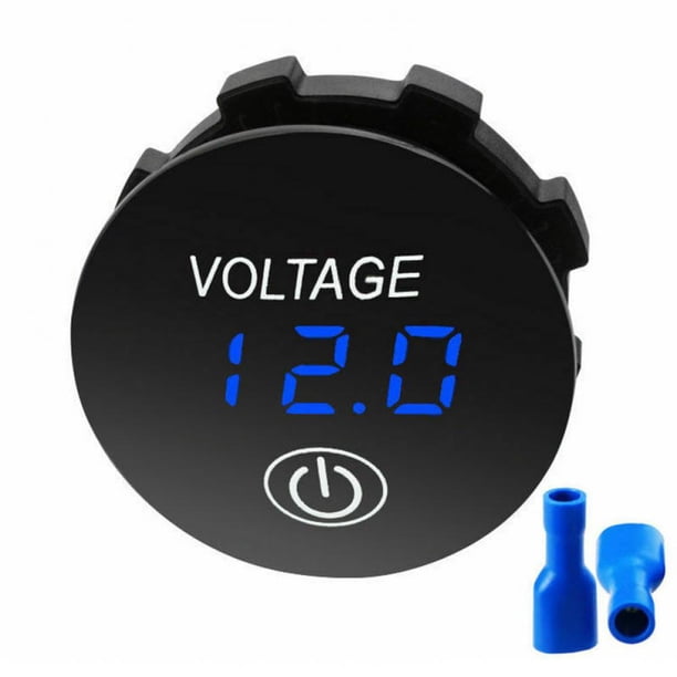 Probador Batería Ygjytge con Panel Pantalla Táctil Medidor Voltaje azul
