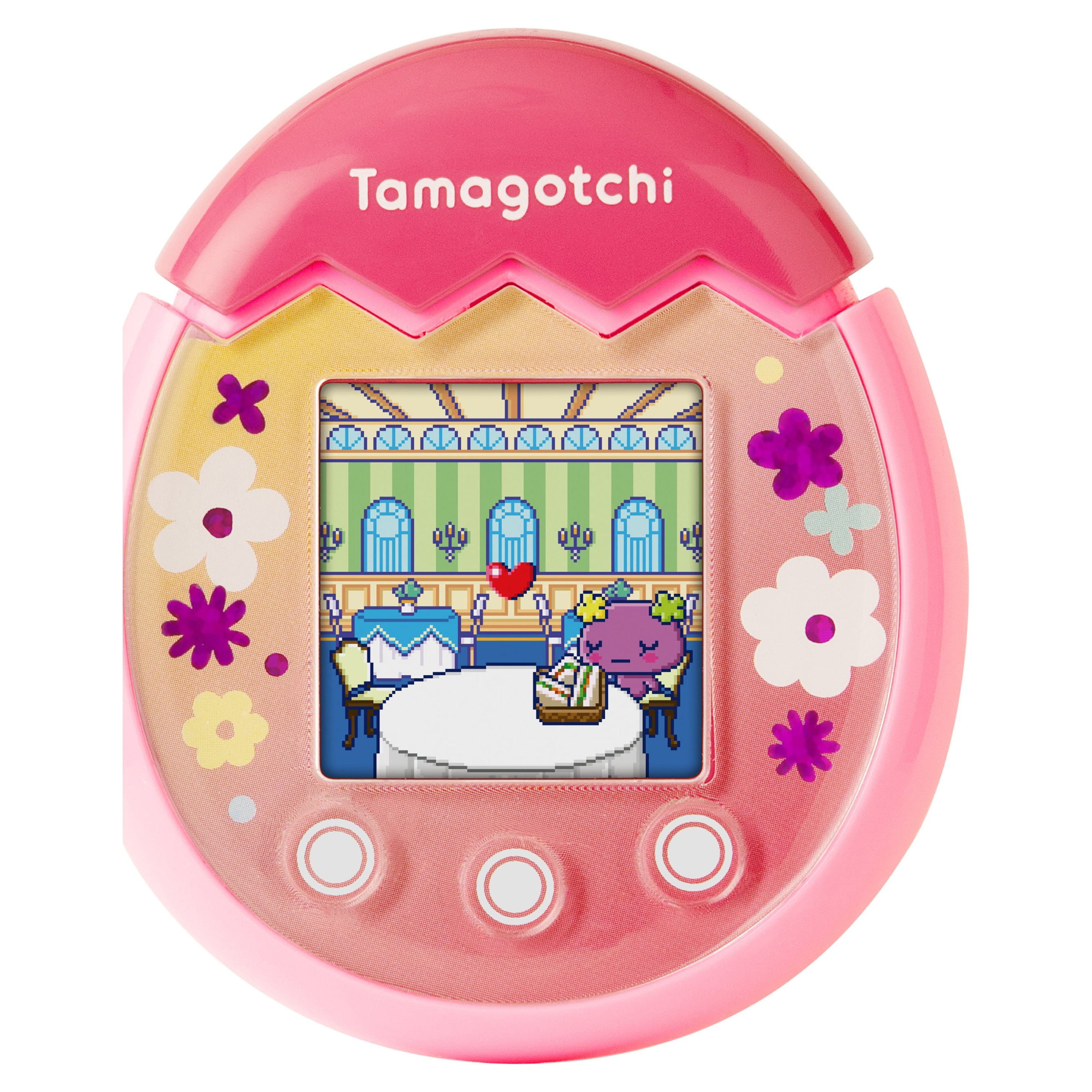 Tamagotchi Pix - Floral (Pink) Electronic Pet 