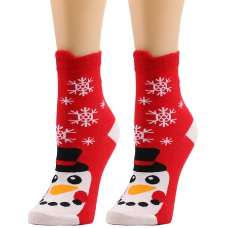 

DENGDENG Women s Winter Warm Soft Socks Christmas Crew Socks Gifts