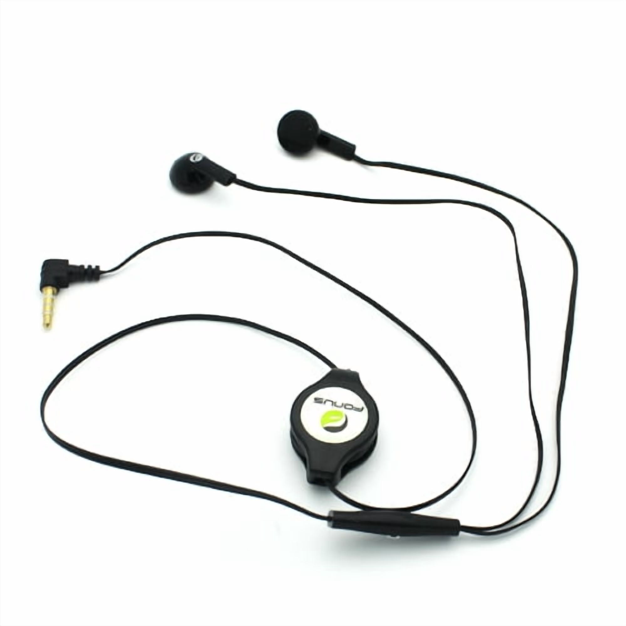 Retractable Earphones for Motorola Moto Tab G62/Tab G70 - Headphones Hands-free Headset Handsfree Earbuds Earpieces Microphone