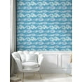 thumbnail image 5 of Ambesonne Nautical Peel & Stick Wallpaper for Home, Sea Waves Ocean Splashes, 13"x100", Sea Blue Pale Teal, 5 of 6