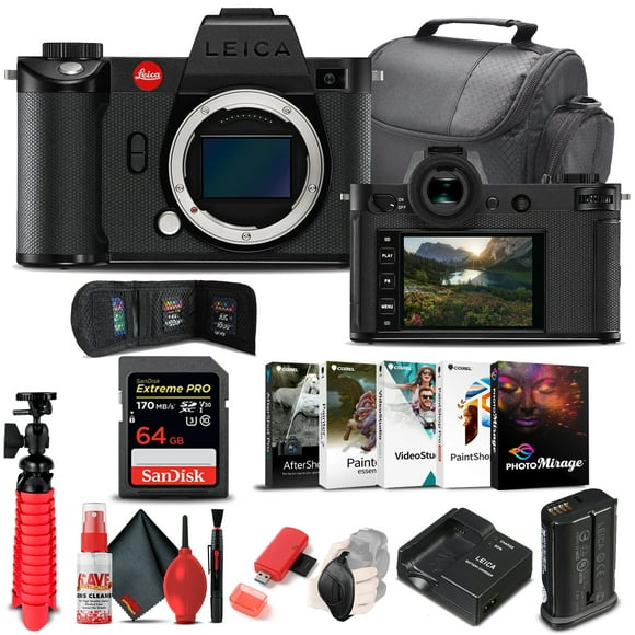 Leica SL2-S Mirrorless Digital Camera Body Only + 64GB Memory Card + More Bundle