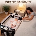 thumbnail image 4 of AILEEKISS 4-in-1 Portable Baby Play Yard with Changing Table for Newborn, Multicolor, 4 of 11