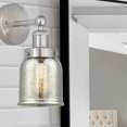 thumbnail image 2 of 616-1W-SN-G58 Innovations Lighting Bell - 1 Light Wall Sconce In Industrial Style-10 Inches Tall and 6.5 Inches Wide-Brushed Satin Nickel, 2 of 3