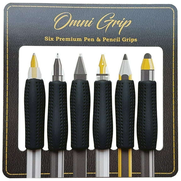 Omni Grip 6 Pack with Pen and Pencil Comfort Grips