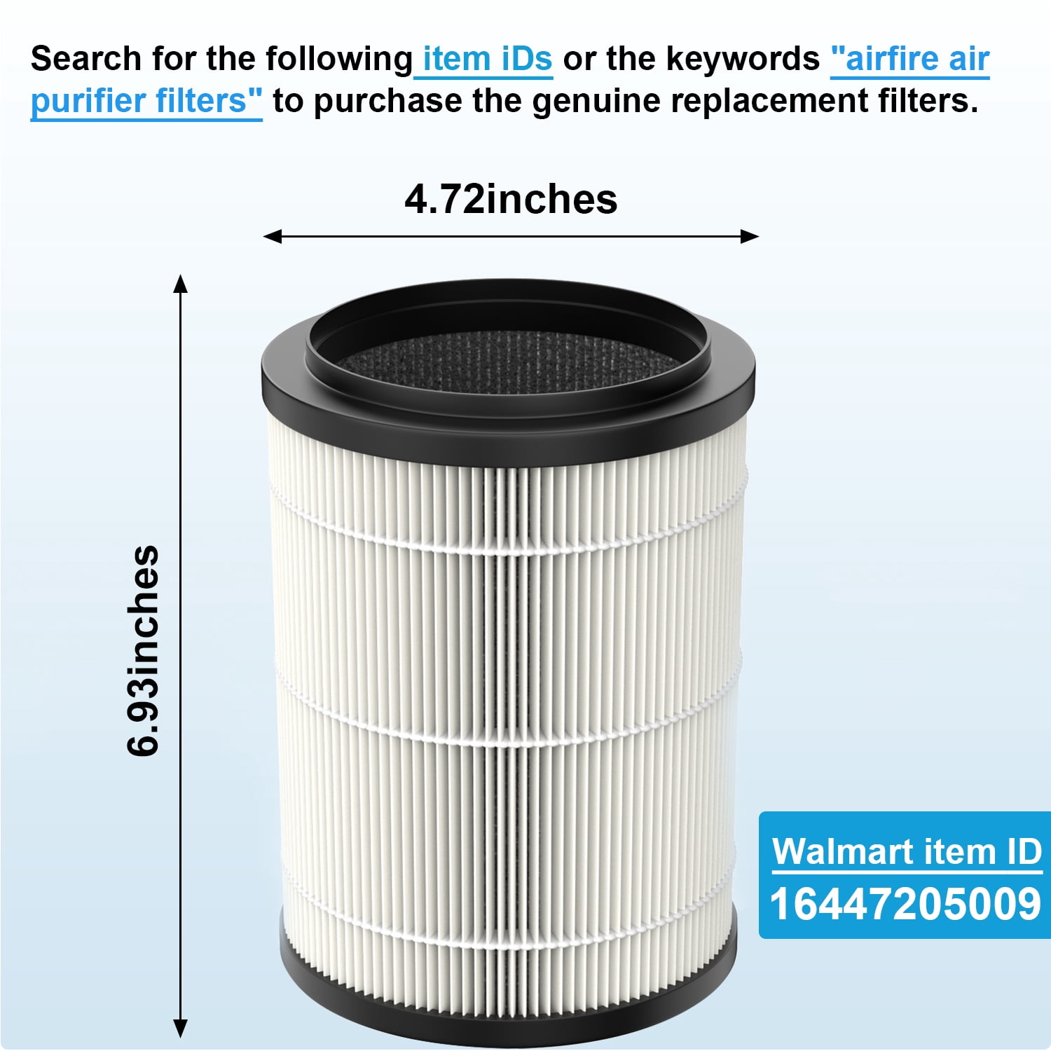 AIRFIRE Air Purifier, AP202 HEPA Air Purifiers for allergies & asthma, Wildfire, Pet Fur, Pollen, 1 PCS, White