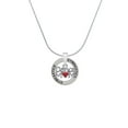 thumbnail image 2 of Delight Jewelry Silvertone Dance Mom with Red Heart Gymnastics Ring Charm Necklace, 18", 2 of 4