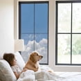 thumbnail image 3 of Clouds Window Privacy Film, Blue White Sky Natural Landscape Static Cling UV Sun Blocking Tint Film Heat Control Windows Films for Bedroom Bathroom, Window Stickers 23.6"x59", 3 of 8