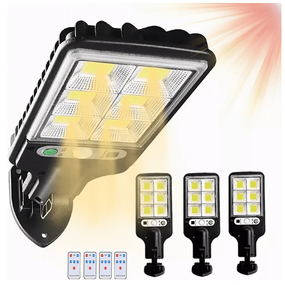 Luz solar al aire Libre BLOOSOM 4 Piezas Super Brilante