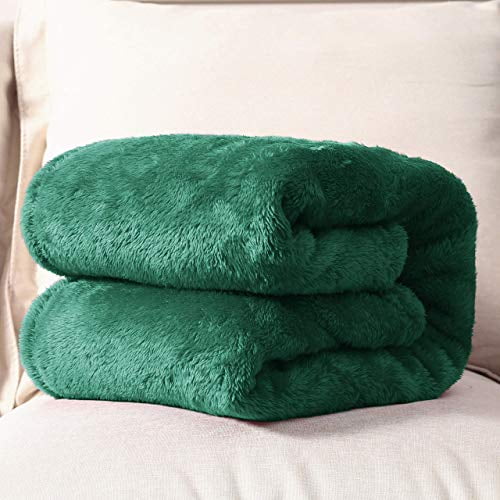 Fleece Blanket Throw Blanket for Couch 300GSM Plush Soft Blanket Warm Khaki Cozy Blanket for Bed 60 x 80 inches Sofa