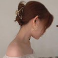 thumbnail image 3 of 2pcs Metal Claw Clips, Non-slip Hair Clips, Hollow Jaw Hair Clip For Flxing, Fixed Strong Clips, Retro Hair Clips, Hair Accessories For Women, Girls, 3 of 4