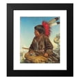 thumbnail image 2 of Thomas Waterman Wood 15x17 Black Modern Framed Museum Art Print Titled - Indian Boy at Fort Snelling (1862), 2 of 5