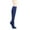 Peacoat, variant on MeMoi Women's Cotton Blend Solid Knit Knee High Socks - Womens - Female, One Size, Black