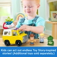 thumbnail image 5 of Fisher-Price Little People Disney & Pixar Toy Story Pizza Planet Truck & Buzz Lightyear Toy, 5 of 6