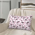 thumbnail image 5 of Pofeuu Pineapple Flamingo Print Polyester Microfiber Plush Pillowcases, Super Soft and Cozy Pillow Case Covers with Envelop Closure（Pillow core not included）-16"x24", 5 of 6