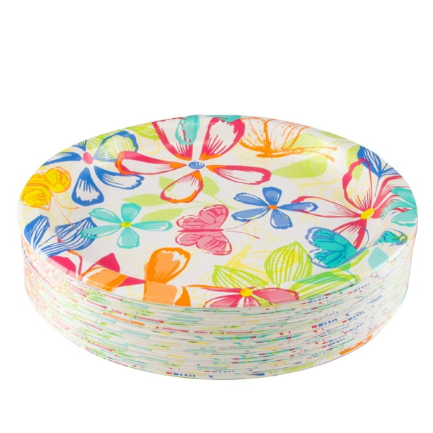 Artstyle (40 Pack) Paper Plates 10 Inch Bulk Round Party Plates Set