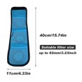 thumbnail image 5 of Bolsa para filtro de lente, funda para cámara, portátil, hasta 82 mm, 3 bolsillos, cartera, organizador de accesorios para cámara multifuncional, almacenamiento, azul, 5 of 5