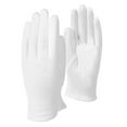 12 Pairs White Cotton Gloves for Dry Hands Inspection Photo Jewelry