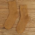 thumbnail image 4 of Chaussettes Mi-Mollet d'Automne Chaudes 6 Paires Chaussettes de Robe Unies Chaussettes en Coton pour Femmes, 4 of 10