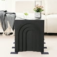 thumbnail image 2 of 16.15'' Square Side Table For Bedroom, Modern Black , Construction Table, Square, Small Space Accent Living Room,, 2 of 5