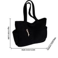 thumbnail image 2 of SUNSIOM Women's Shoulder Bags with Pockets Corduroy Stylish Ribbed Large Capacity Smooth Tote Bags, 2 of 6