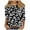 Multicolor Plus Size Blouse for Women_h, variant on CYMMPU Loose Fit Round Neck Spring Tops Blouses for Women Dressy Casual Tunic Tops Flower Printed Fall Trendy Shirts 3/4 Sleeve Lightweight Basic Tees Multicolor M