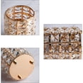 thumbnail image 3 of Estuche para brochas de maquillaje y joyero con cristales brillantes y detalles de perlas para almacenamiento en el escritorio Organizador brillante y glamoroso, 3 of 7