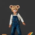 thumbnail image 5 of Vjnyvs 4-Piece Plush Khaki Bear Ears Headband Set,Tail, Bow Tie & Nose Kit, Khaki, 1 Set, 5 of 7