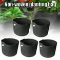 thumbnail image 1 of 5-Pack Heavy Duty Thickened Nonwoven Fabric Pots Grow Bags with Handles Gardening Tool, 1 of 7