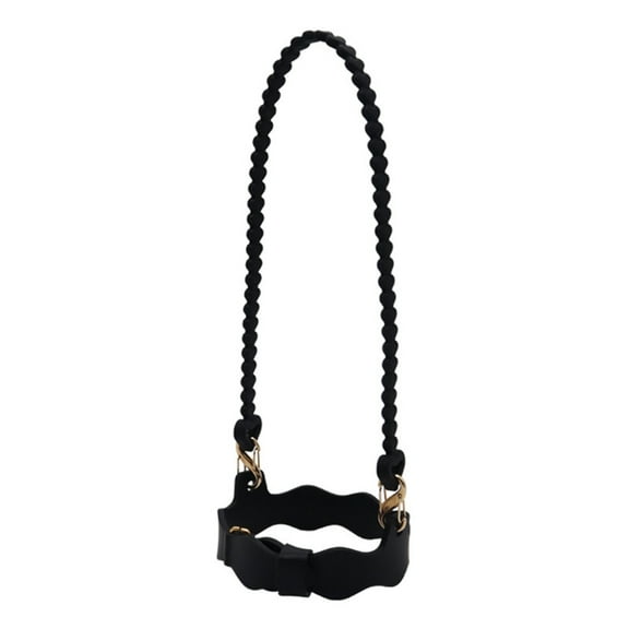 Tear Resistant Silicone Cup Handle Strap Water Bottle Hanger Adjustable Length Nonslip Grip Lanyard For Sports Bottles