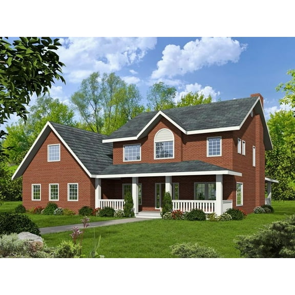 001-3583: Country New american 3 Bed, 4 Bath Luxury Home Plan, 4651 Sq Ft: Full Blueprints with License to Build by Home Plan Marketplace - Lesuto