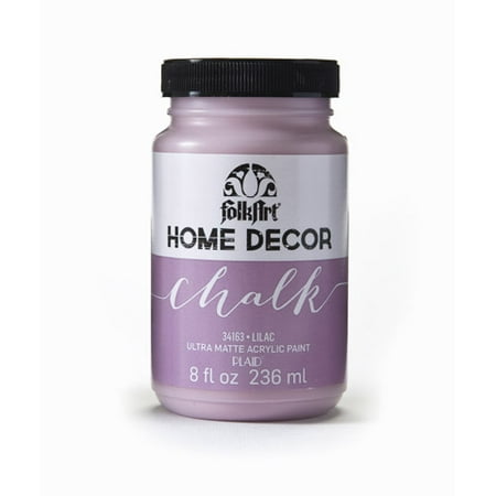 FolkArt Home Decor Chalk Lilac Acrylic Paint, 8 Fl.