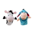 thumbnail image 2 of 2x Animal Hand Puppet Finish Play para niños pequeños Niños para niñas Animales Toy educativos títeres para la enseñanza de la Pascua Cumpleaños, 2 of 8