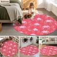 thumbnail image 5 of Small Round Rug 3Ft Washable Non-Slip, Desert Camel Circle Area Rugs for Living Room Bedroom, Summer Sand Camel Animal Vintage Pink Indoor Floor Mats Carpet Runner for Home Decor, 5 of 8