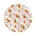 thumbnail image 3 of jifeng Flower Table Cloth Elastic Table Cover Rustic Tablecloth Protector for Buffet Coffee Party Celebration Banquet Dining Room 60 Inch, 3 of 7