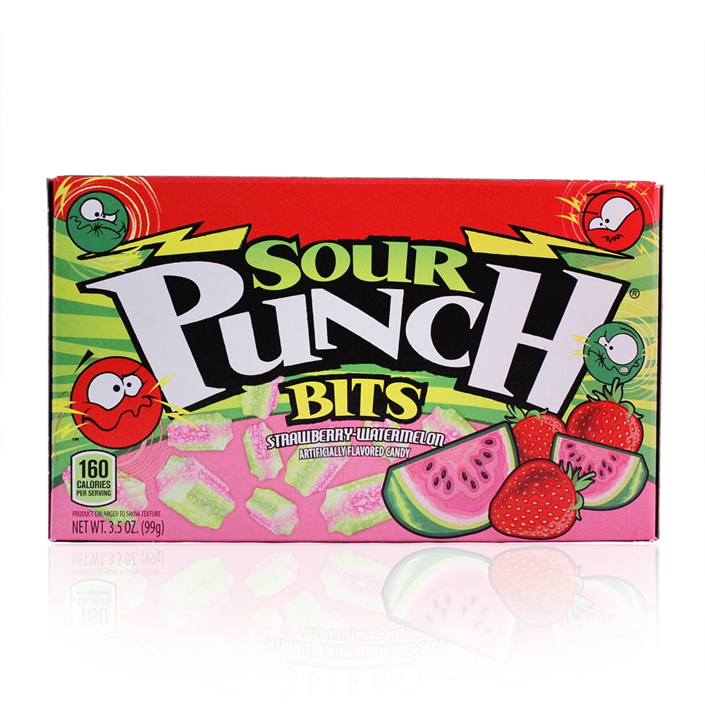 Sour Punch Bits Chewy StrawberryWatermelon Candies, 3.5 Oz. Walmart