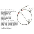 thumbnail image 7 of Fishing Rig Non-Deformed Strong Pull Sea Fishing Stainless Steel Fishing Tackle Accessories Wire Trace Leader Rig for Outdoor, 7 of 7