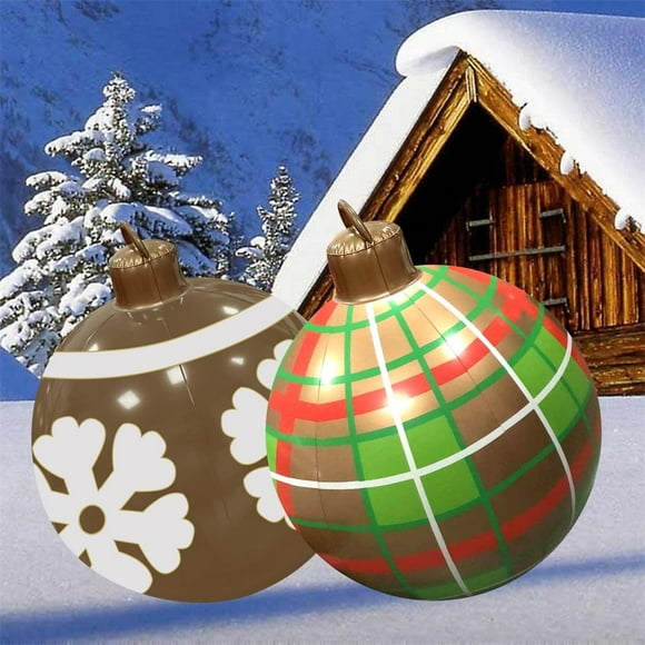 Bola inflable de Navidad Jadeshay decoración navideña tecnología innovadora 60 cm