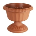 thumbnail image 2 of Plastic Planter Pot for Indoor Outdoor, Vintage Style Decorative Flower Pot with Drainage Holes, Lightweight Hydroponic Tower Plant Container for Home Patio Garden, 2 of 6