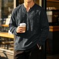 thumbnail image 2 of Awdenio Men T Shirts Oversized T Shirts for Men Women Vintage V Neck Drop Shoulder Tee Tops, 2 of 10