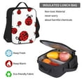 thumbnail image 5 of Pofeuu Fly Flying Ladybug Print Backpack Travel Backpacks With Lunch Bag Pencil Bag Set 3 pcs Set Cartoon Backpack, 5 of 7