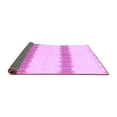 thumbnail image 2 of Ahgly Company Indoor Round Solid Purple Modern Area Rugs, 4' Round, 2 of 4