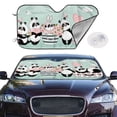 thumbnail image 2 of Kdxio Cute Panda Print Windshield Sun Shade,UV Rays and Sun Heat Protection,Sunshade for Car Windshield,Car Shade Front Windshield - Medium, 2 of 6