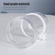 thumbnail image 4 of Comedero automático para pájaros transparente, estación de alimentación automática para pájaros, comederos suspendidos, alimentador de agua con taza de alimentación de gran capacidad., 4 of 5