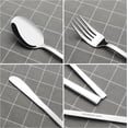 thumbnail image 2 of EudokkyNA Outdoor Travel Cutlery Set for 1, 3-Piece Travel Utensil Flatware with Grey Case, 2 of 7