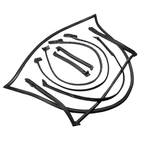 GELUOXI Full Weatherstrip Kit Set Weather Strip Seal for Chevrolet Corvette C4 1984-1989 V8 5.7L 8489GGW