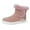 Pink, variant on CHENge Boots for Women No Heel Casual Comfortable Breathables Warm Hook Loop Closure Thigh High Boot Winter Snow Outdoor Footwear(Pink,7.5)