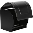 thumbnail image 1 of Portarrollos de Papel Higiénico con Cubierta Impermeable, Montaje en Pared, Aleación de Aluminio, Negro, 1 of 4