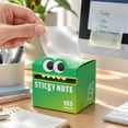thumbnail image 2 of Transparent Sticky Notes, Monster Sticky Note Dispenser, Clear Post It Notes 105 Sheets, Pull‑out Dispenser Sticky Notes, Cute Back To School Supplies for Book Annotation Desk Decor-Green, 2 of 6