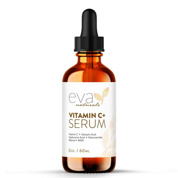 Suero Facial Eva Naturals Transparente con Vitamina C y Retinol para Reparación Antienvejecimiento